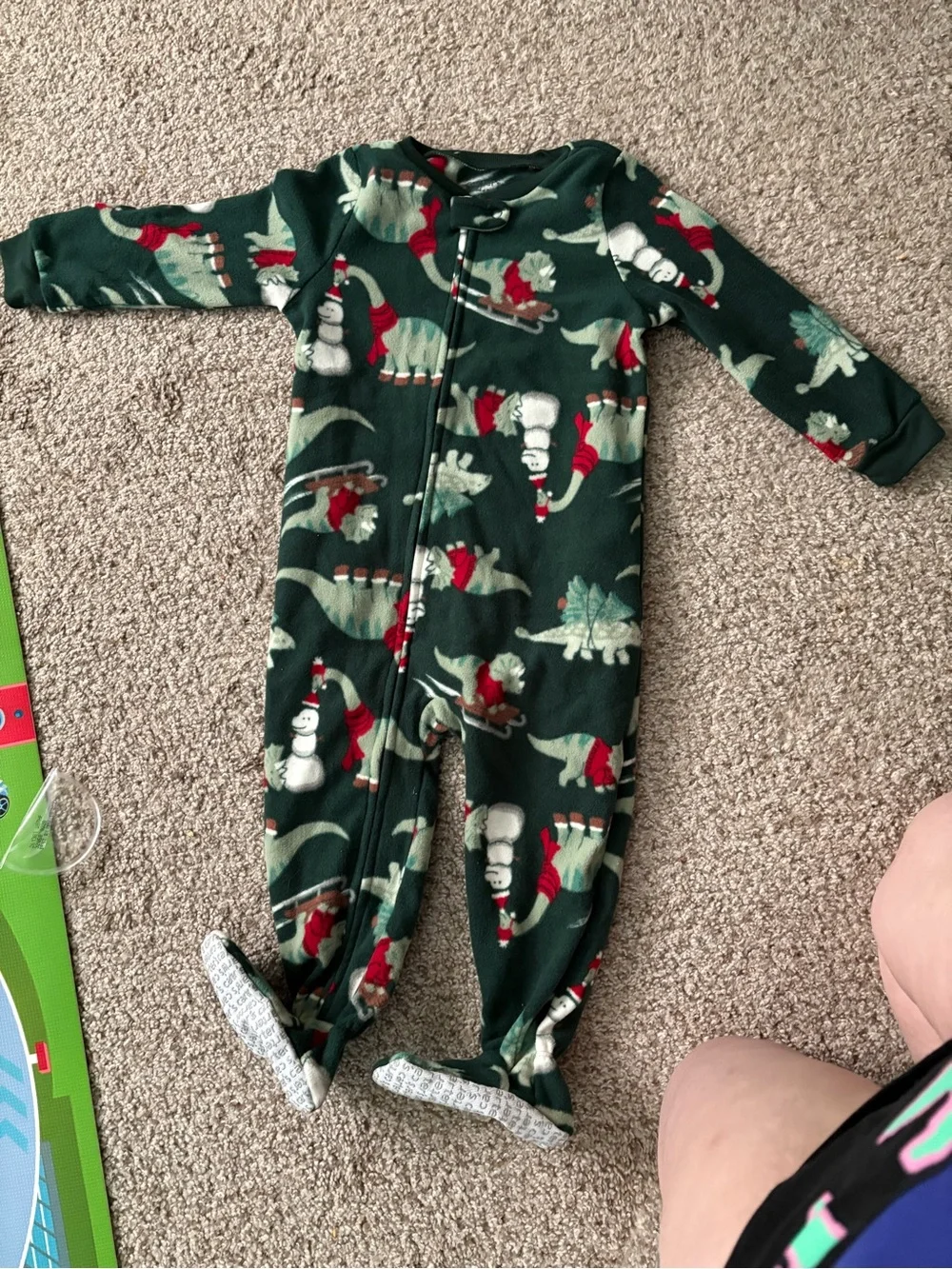 Carters cozy green